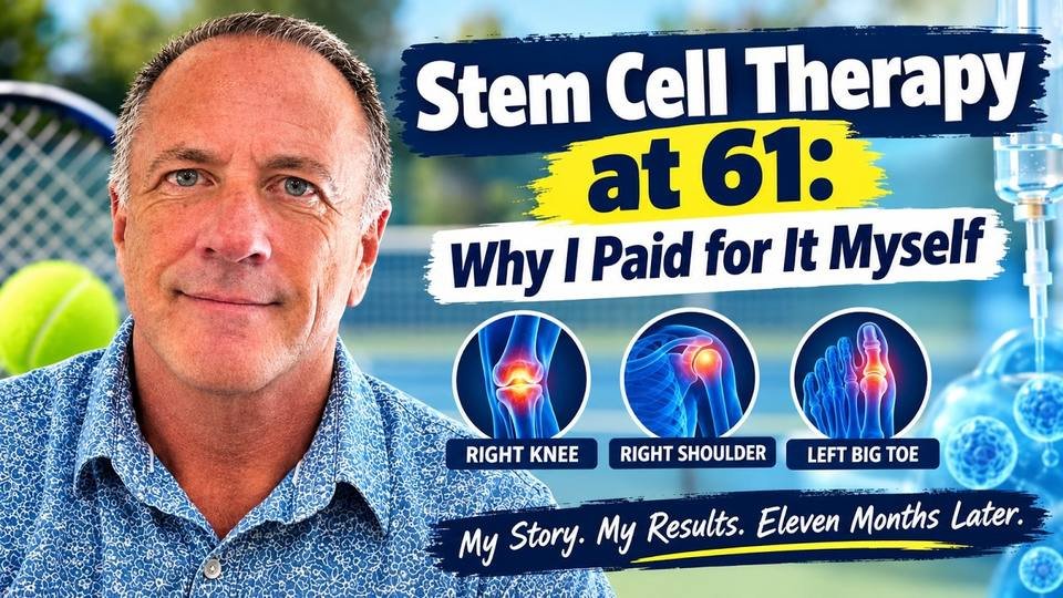 Video thumbnail: Stem Cell Therapy at 61: Why I Paid for It Myself